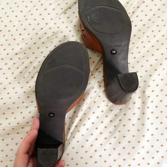 Boho Leather Heel Sandals - Picture 6 of 6